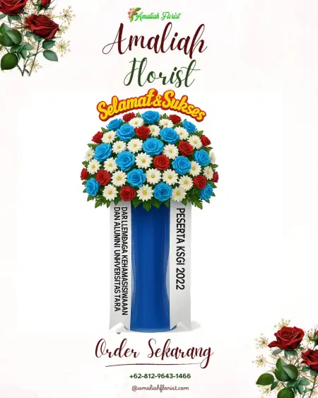 Standing Flowers Ballroom Wedding Cibinong